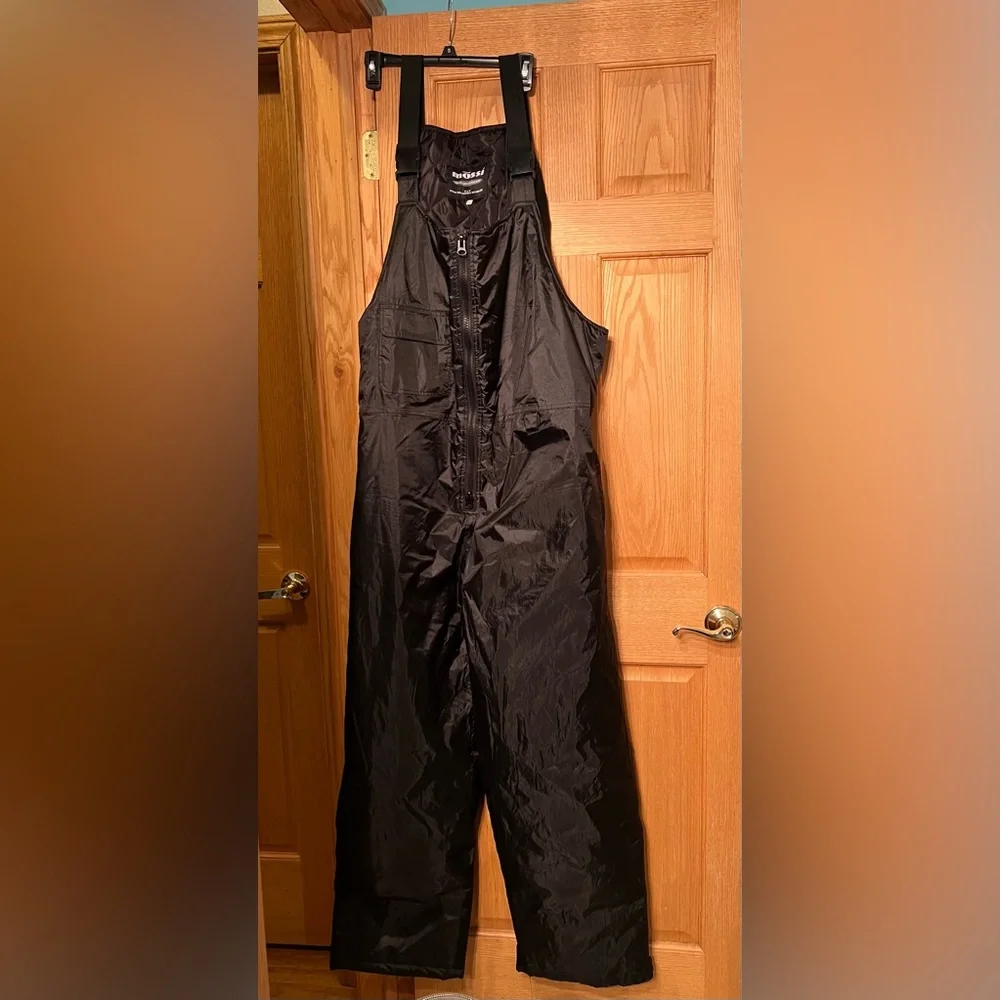 Mossi Motosports Apparel Men's Black Snow Bibs - XXL - Picture 1 of 13